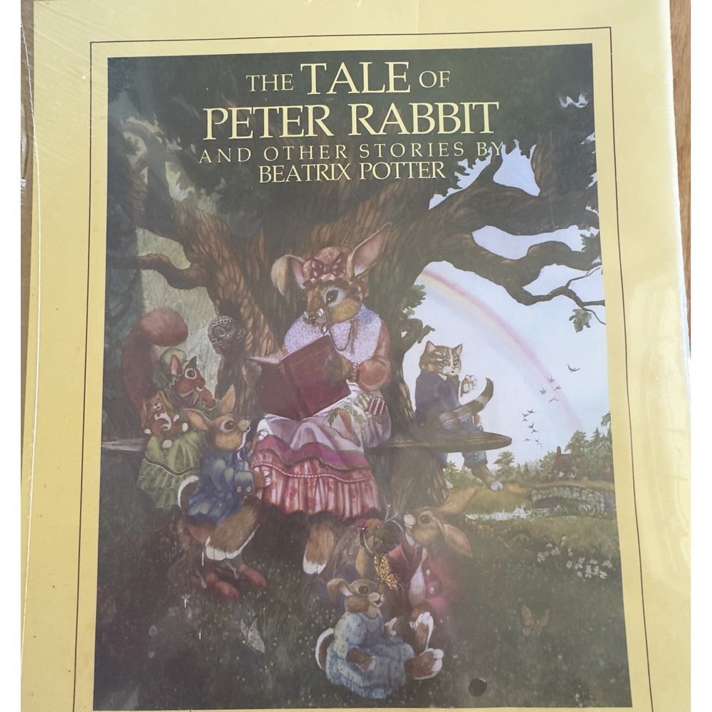 1982 Sealed Beatrix‎ Potter Tale of Peter Rabbit Poster NEW Allen Atkinson Art - Picture 2 of 6